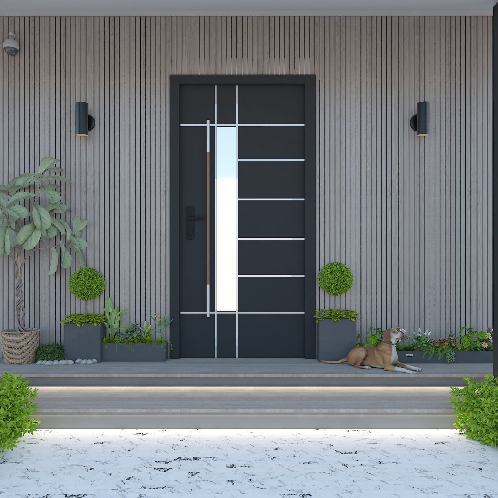 Metal Exterior door – MODERN HOMES
