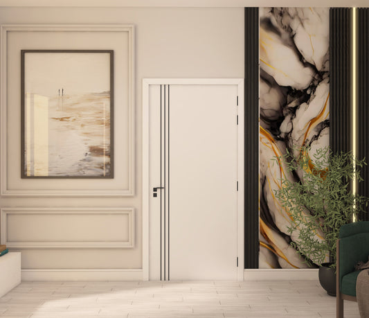 solid wood door
