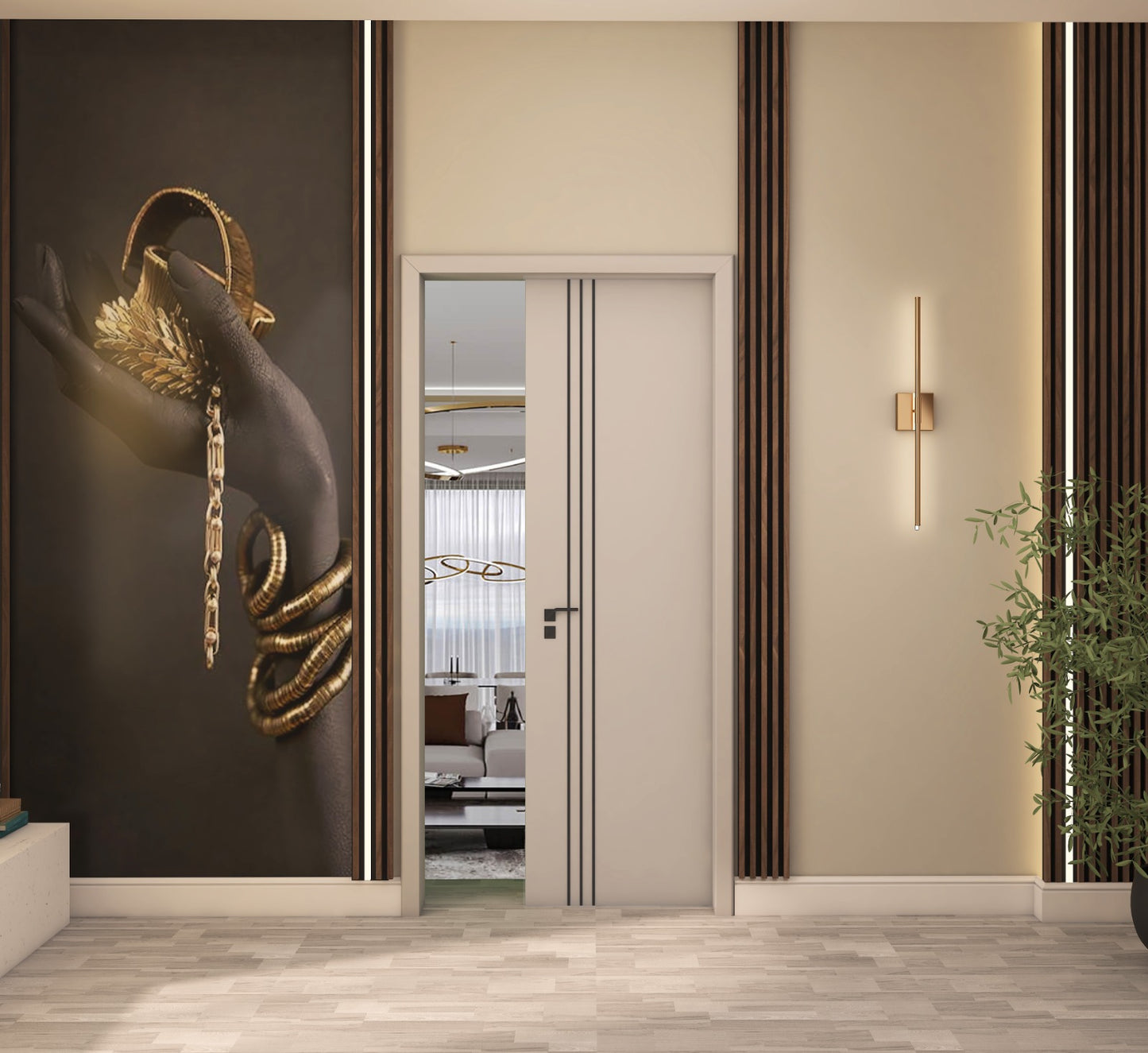 solid wood door