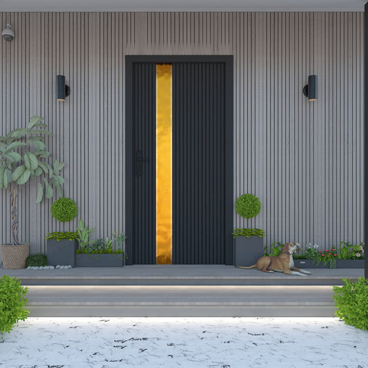 Modern exterior door